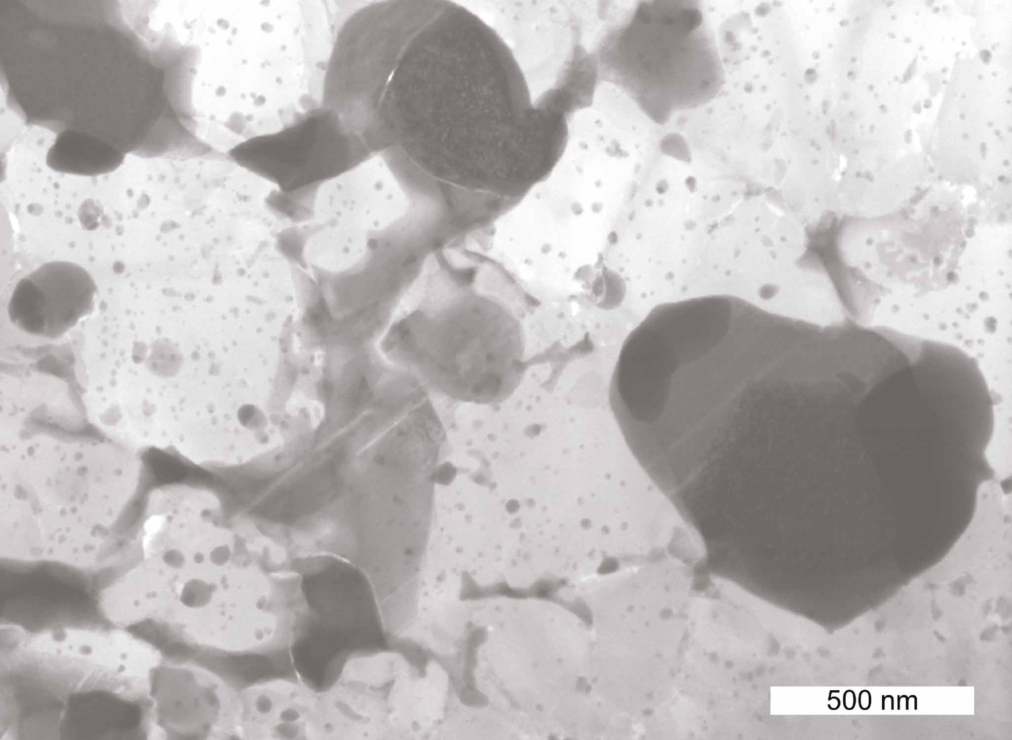 Météorite tombée dans le Sahara - © Image LMV UCA