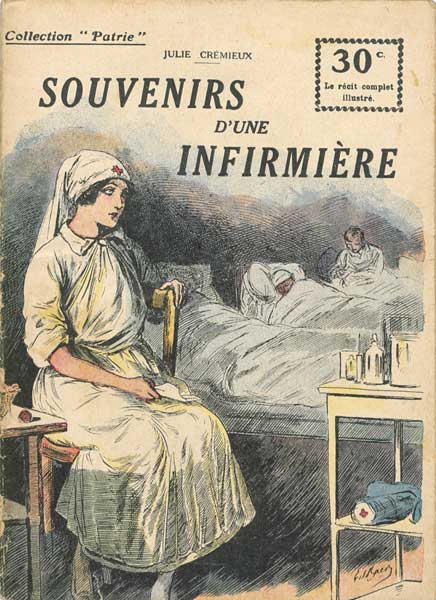 Exemplaire de la revue Patrie 
publiée entre 1917 et 1920, relate des histoires vécues plus ou moins romancées de combattants de la Première Guerre mondiale. Plusieurs titres racontent les parcours de personnels du Service de santé.